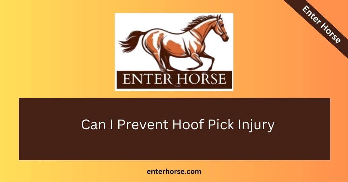 Can I Prevent Hoof Pick Injury